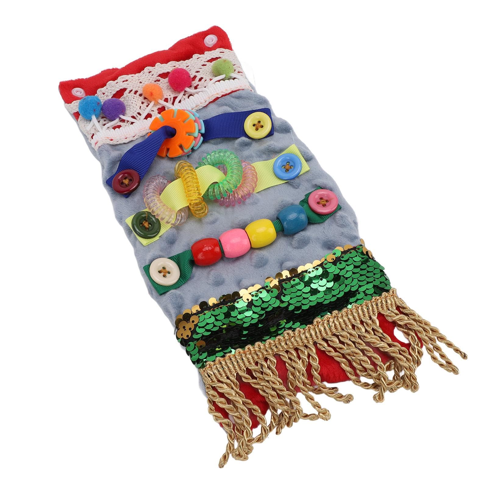 Elderly Sensory Toys Pillow Anxiety Relief Dementia Sensory Arm Pillow Wrist Cuff for Alzheimer