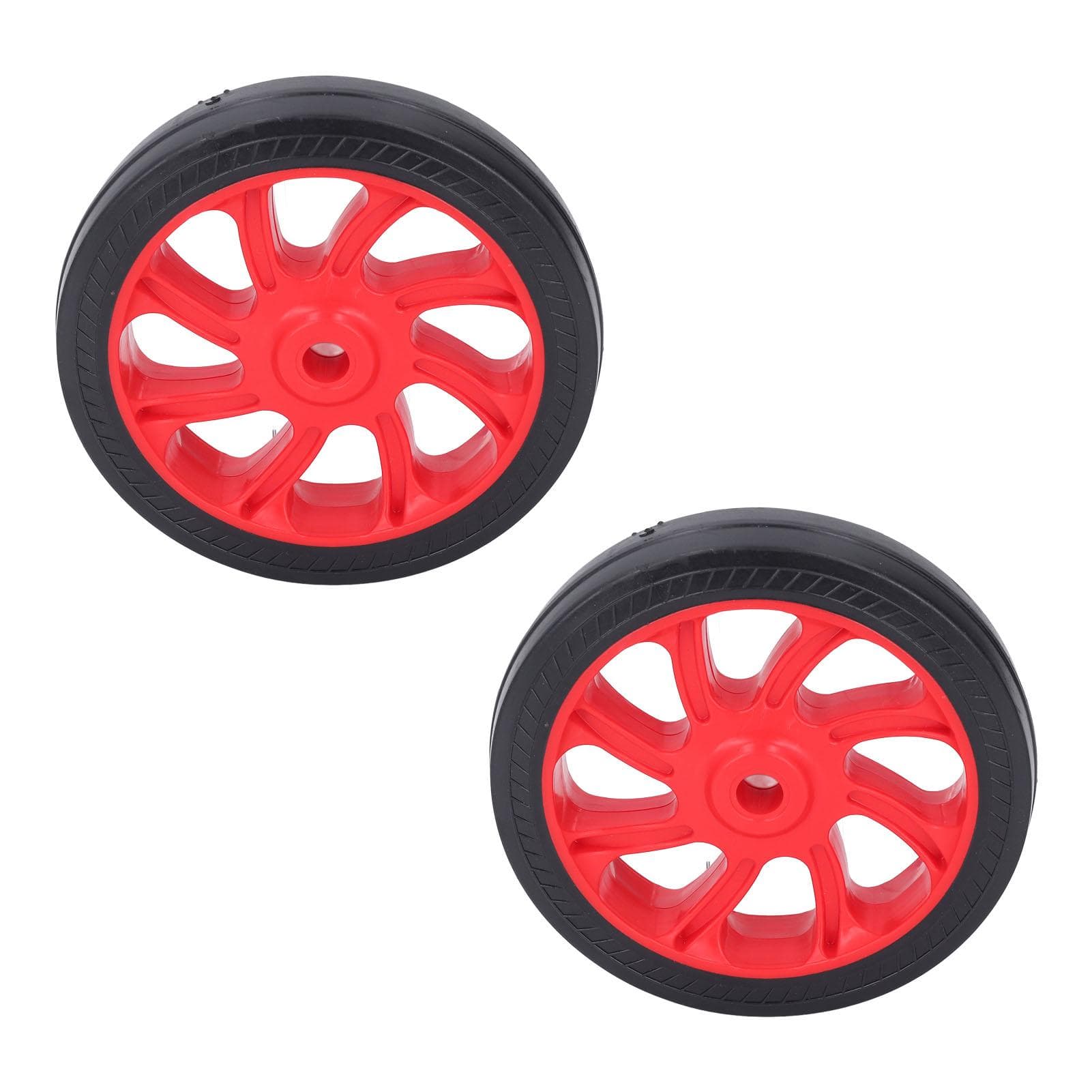 2Pcs Air Compressor Wheels Replacement 6in Rubber with 12mm Dia Hole Universal Parts Accessories