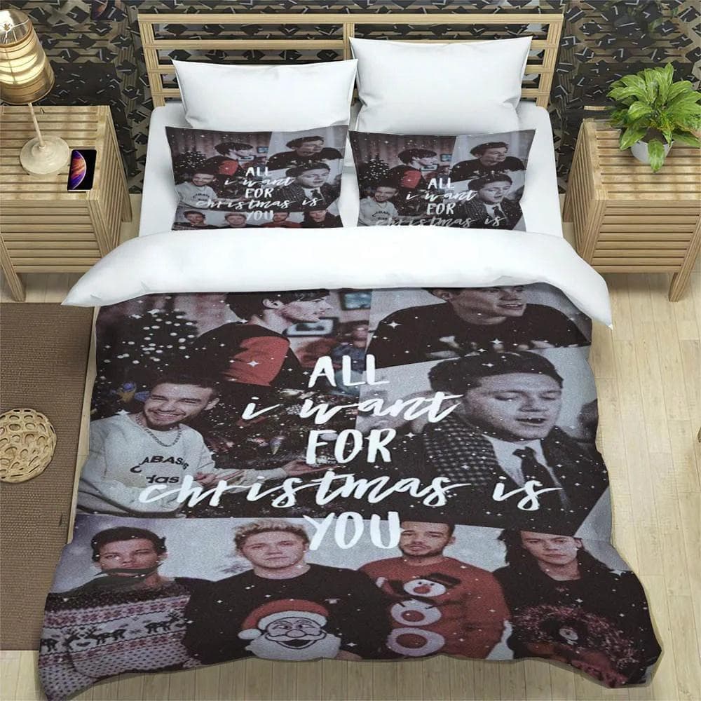 O-ONE Music Band Direction Bedding Set Single Twin Full Queen King Size Bed Set Adult Kid Bedroom Duvet cover Set Home Textile EU Double 200x200cm