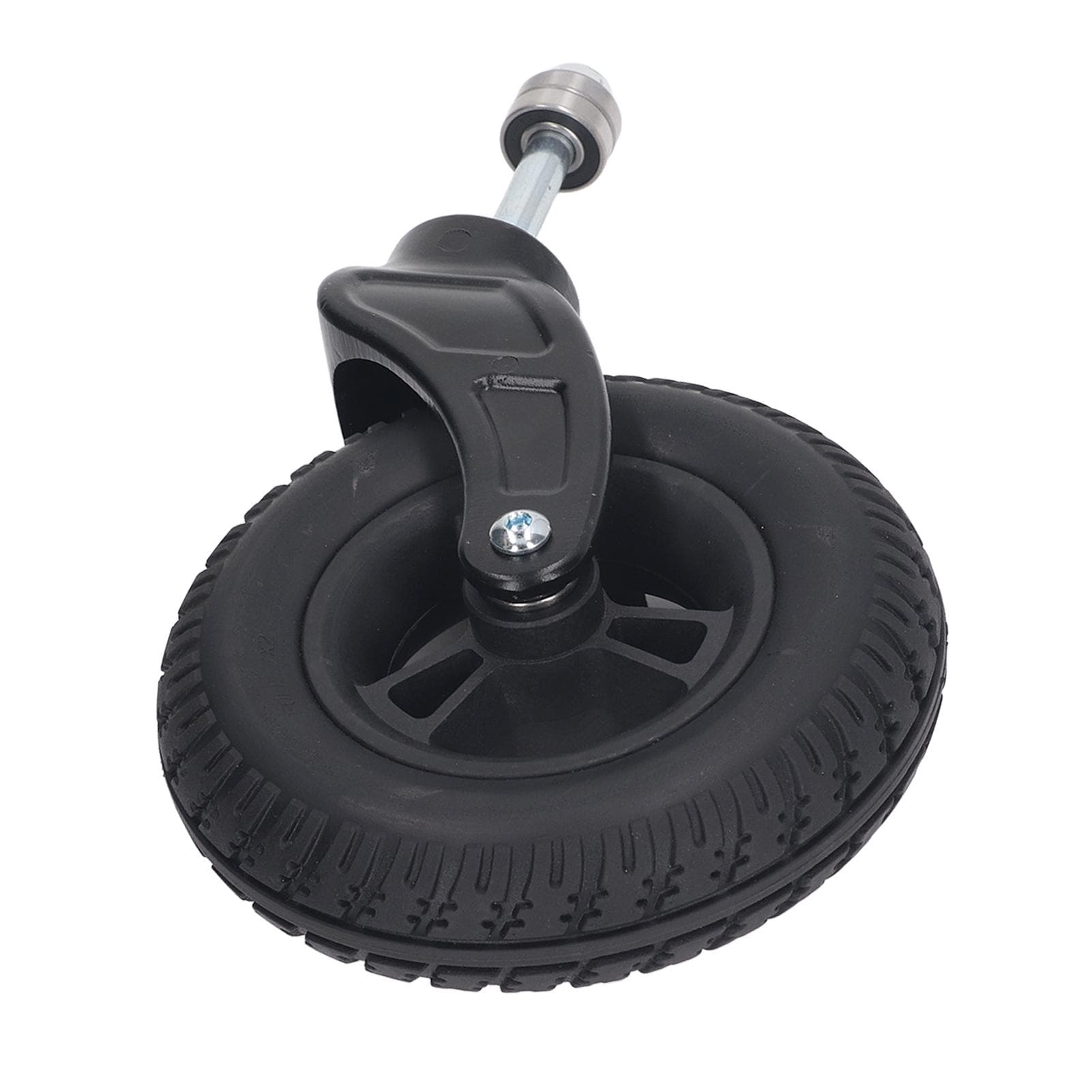 7 Inch Swivel Caster Universal PU Hub PVC Wheel Wheelchair Front Wheel Replacement 120KG Load