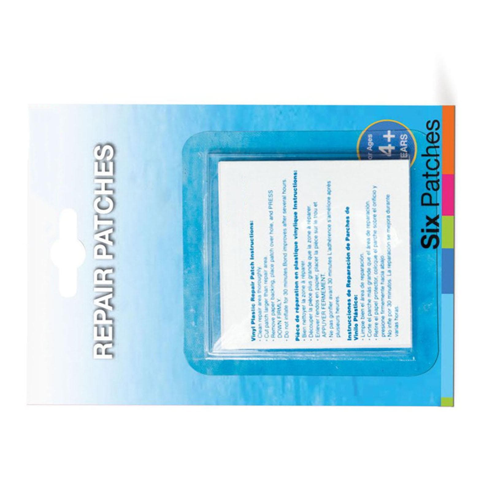 6 Pcs Inflatable Repair Patch Waterproof Flexible Self Adhesive Pool Patch for Inflatable Beds