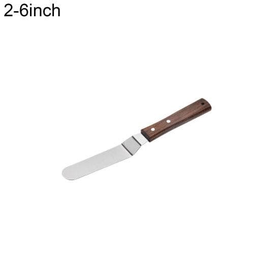 Kitchen Gadgets 6/8/10/12 Inches Cake Butter Scraper Cake Smoother Cream Spatula 6inch 2