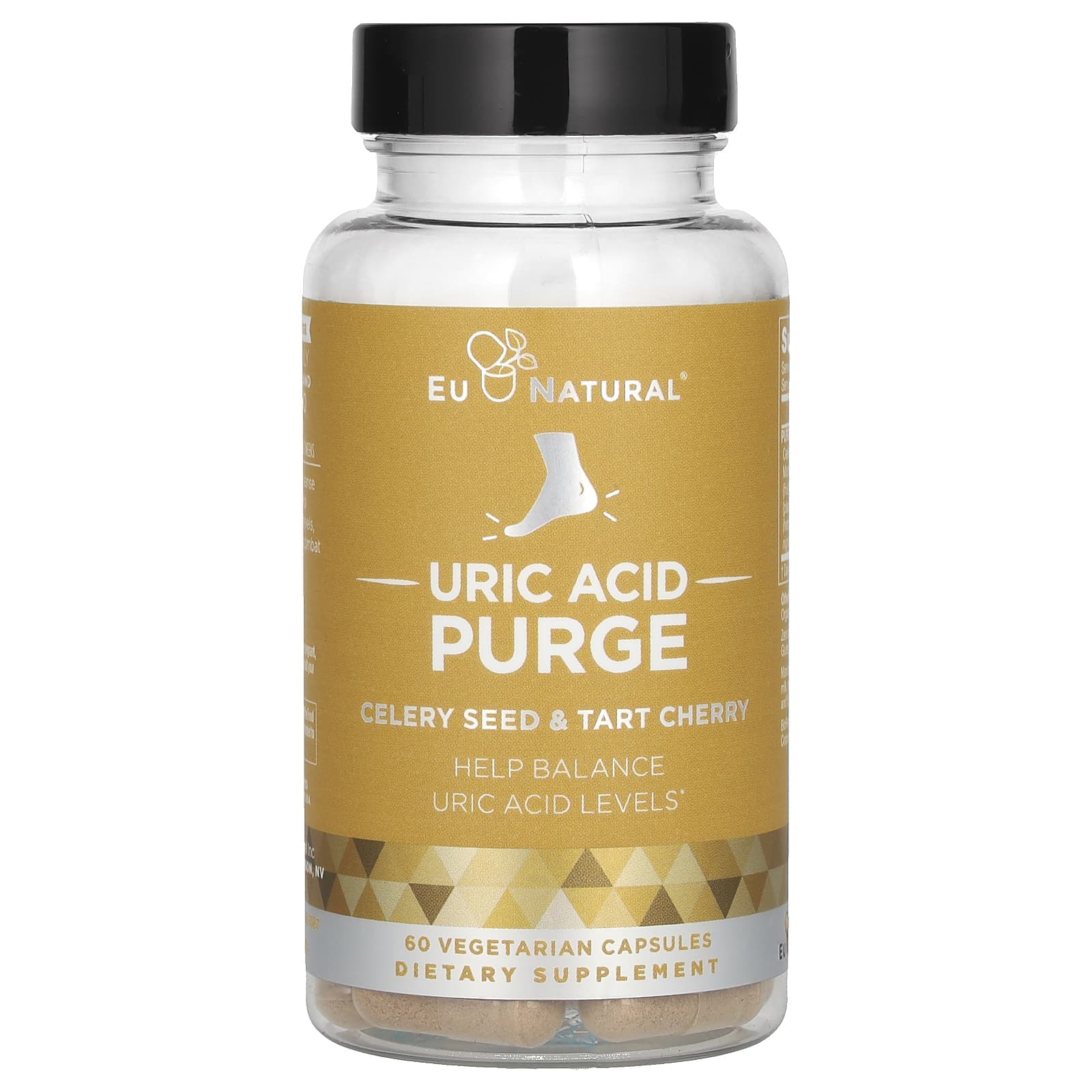 Eu Natural, Uric Acid Fudge, Celery Seed & Tart Cherry, 60 Veggie Capsules