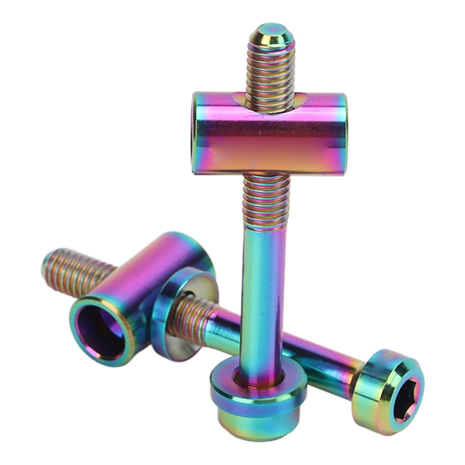 2 PCS RISK M5 X 40mm Bike Seatpost Screw Seat Post Fixing Screw Bike DIY Replacement Parts Dazzling
