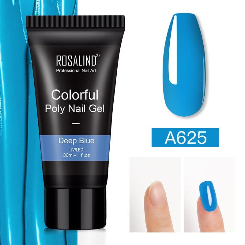 ROSALIND Poly Nail Gel For Nails Extension Finger nail art Manicure Acryl gel Varnish hybrid 30ML Poly UV Gel Polish Extension