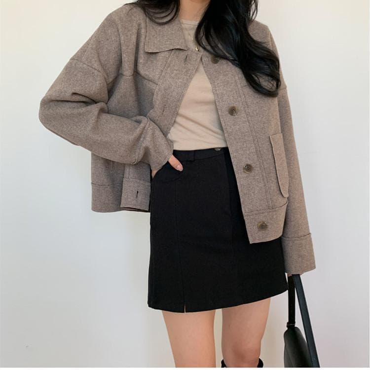 Spring and Autumn Casual Women's Cardigan Coat XL