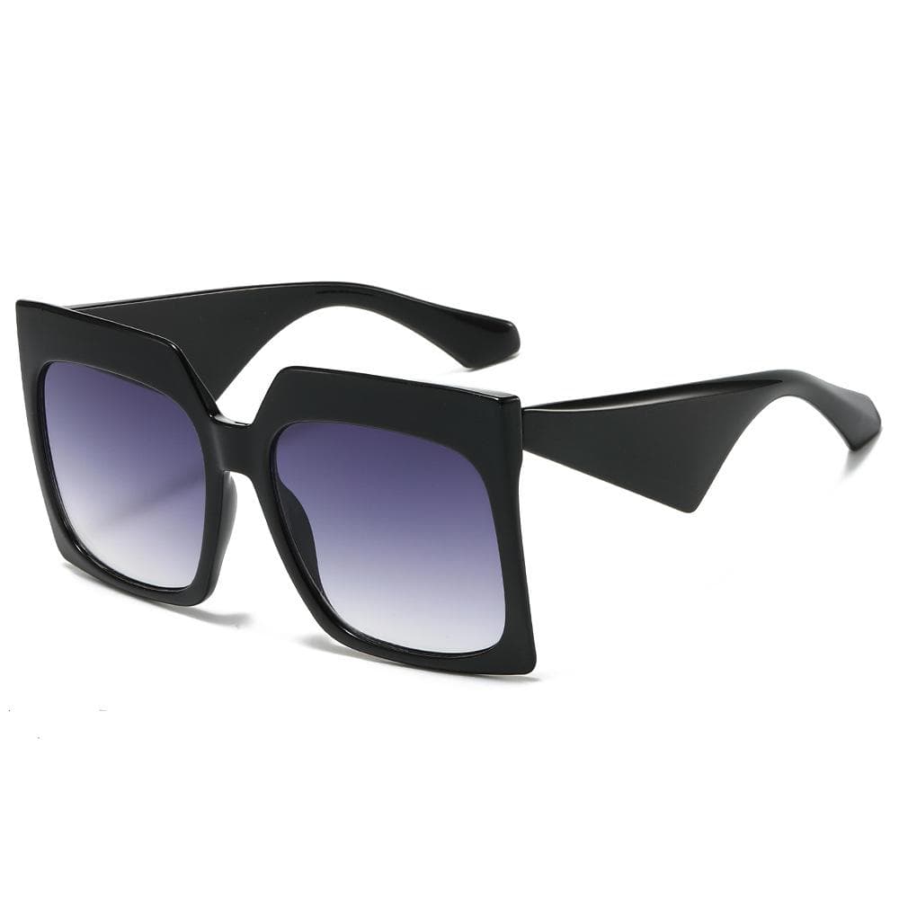 Oversize Square Sunglasses Women Men UV400 Protection Luxury Retro Designer Leopard Print Travel Shades as picture