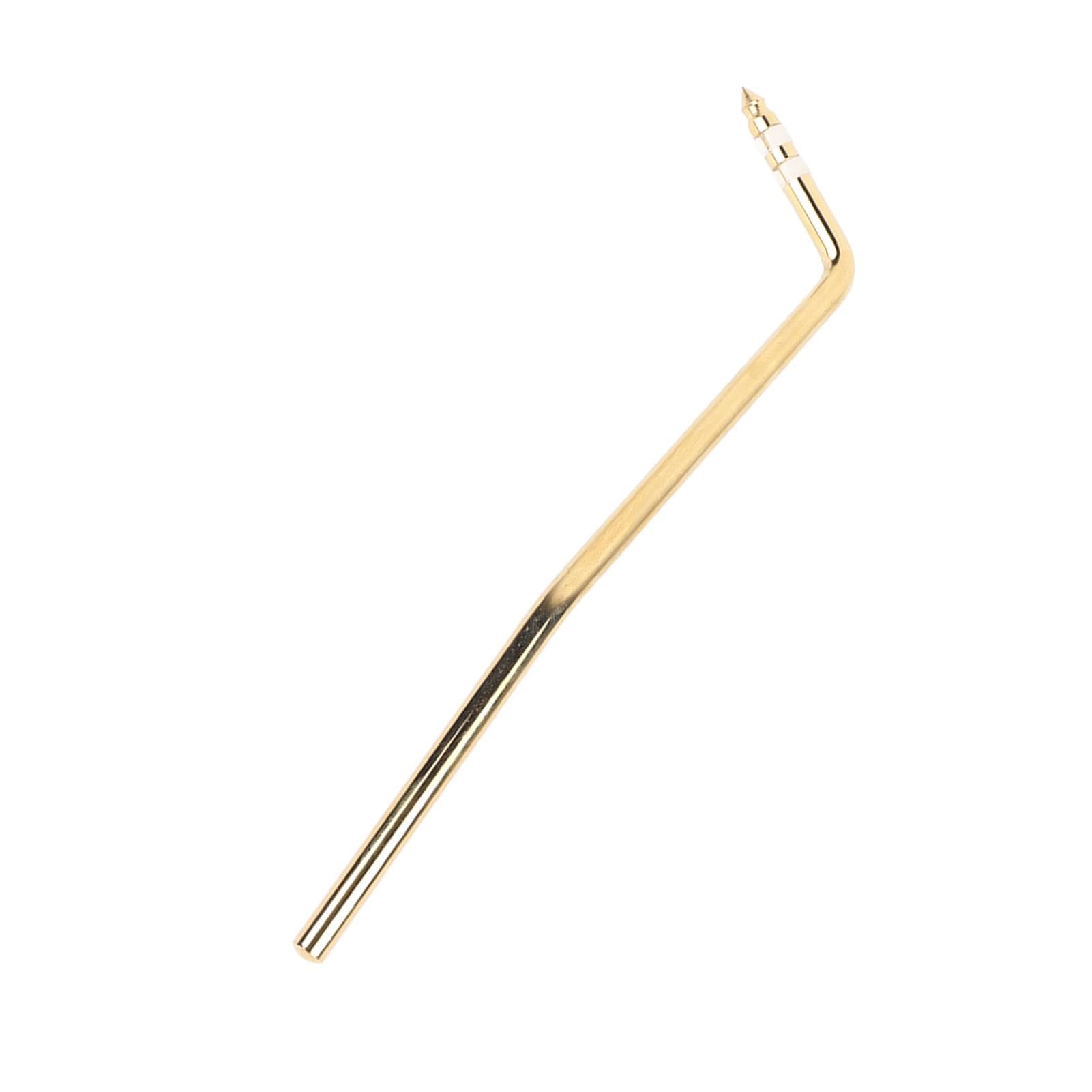 In Line Electric Guitar Tremolo Arm Metal Multifunctional Tremolo Arm Whammy Bar Gold gold