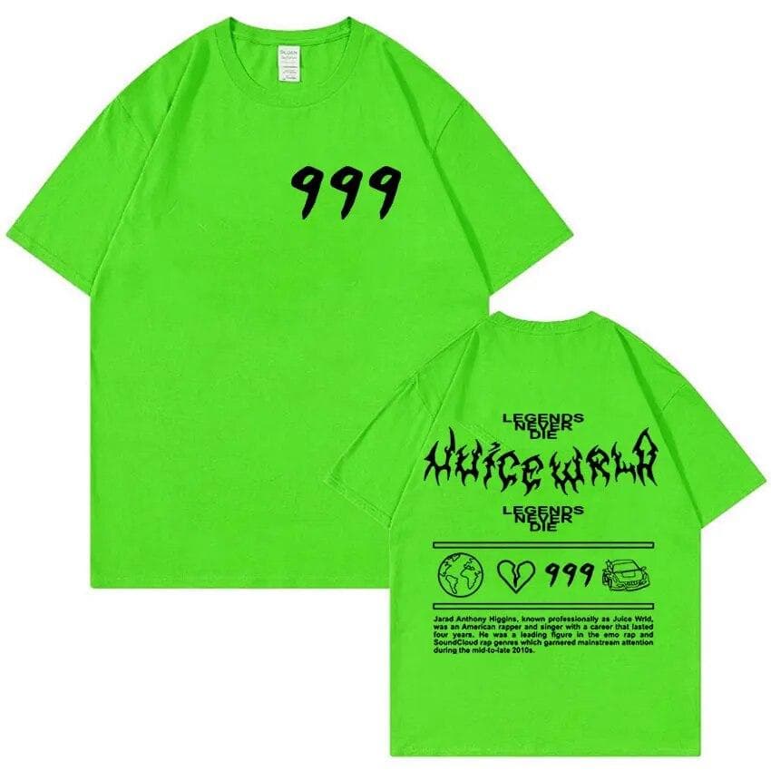 Rapper Juice Wrld 999 2023 Graphic T-Shirt Unisex WoUnisex Fashion Cotton Oversized T-shirts Hip Hop Vintage Gothic T Shirt Streetwear 4XL