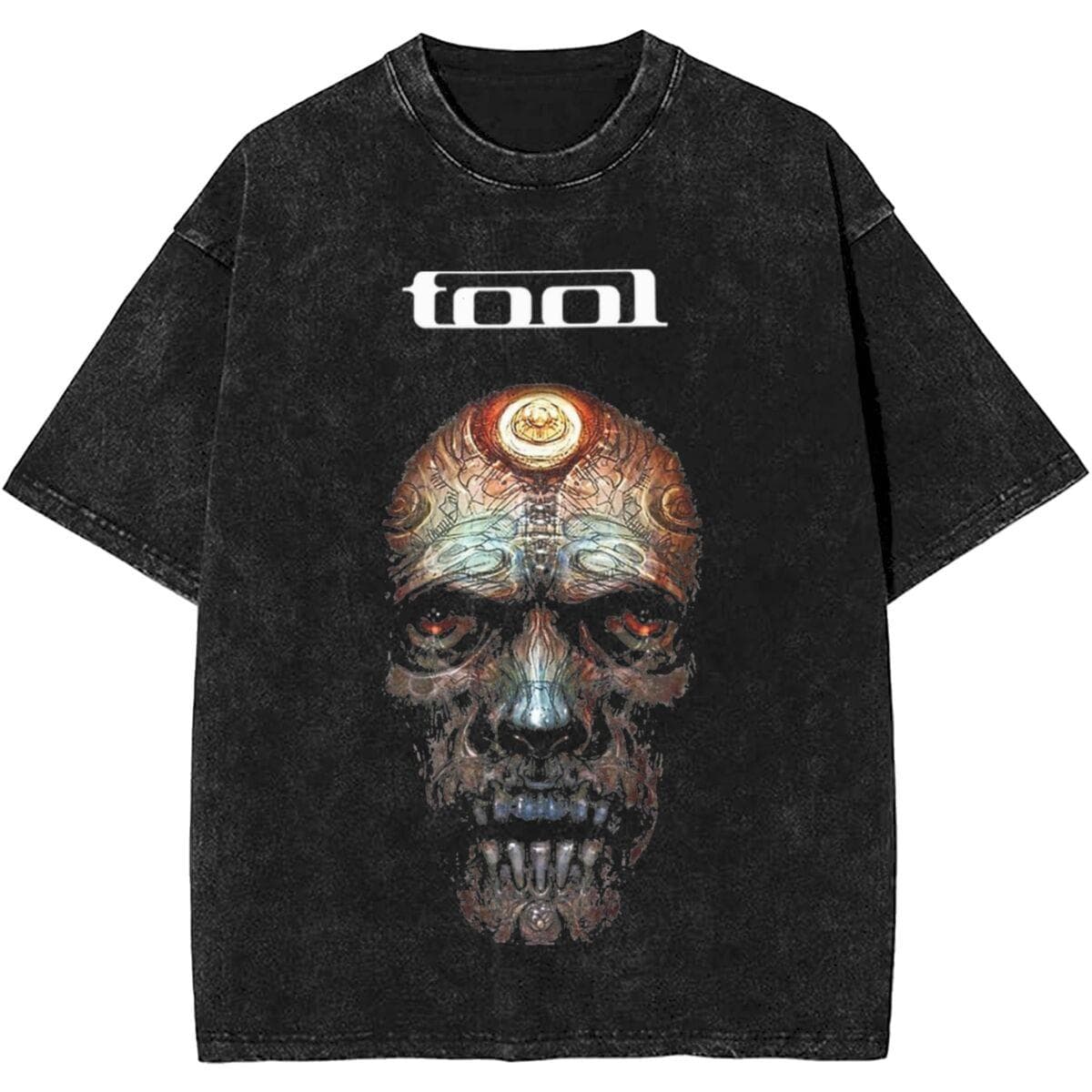 Men Women Rock Tool Band Lateralus Heavy Metal Music Vintage Washed T Shirt Merch Cotton Top Clothes Oversized M