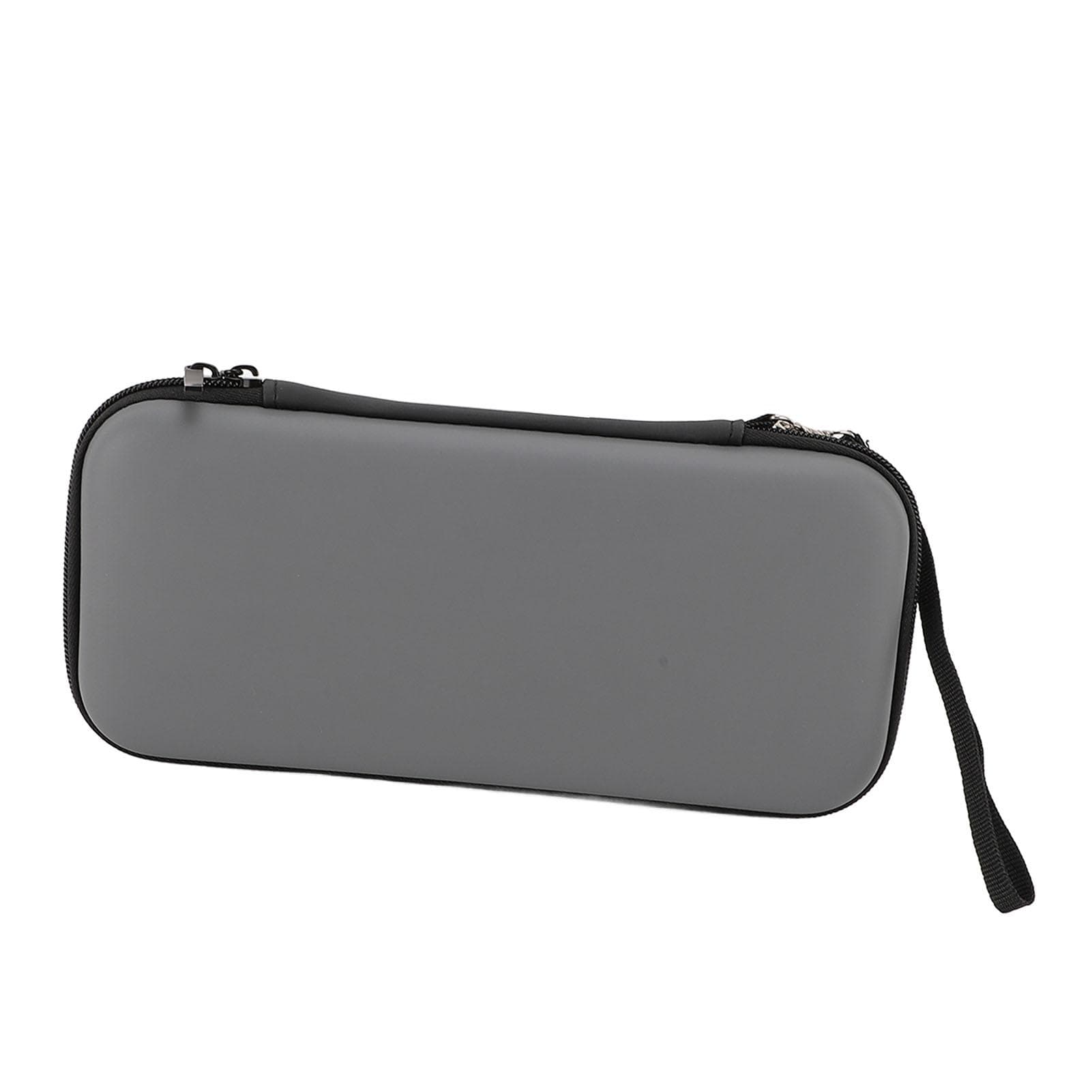 Portable Hard Game Case Large Capacity Storage Game Console Protective Carrying Case Pouch with gray