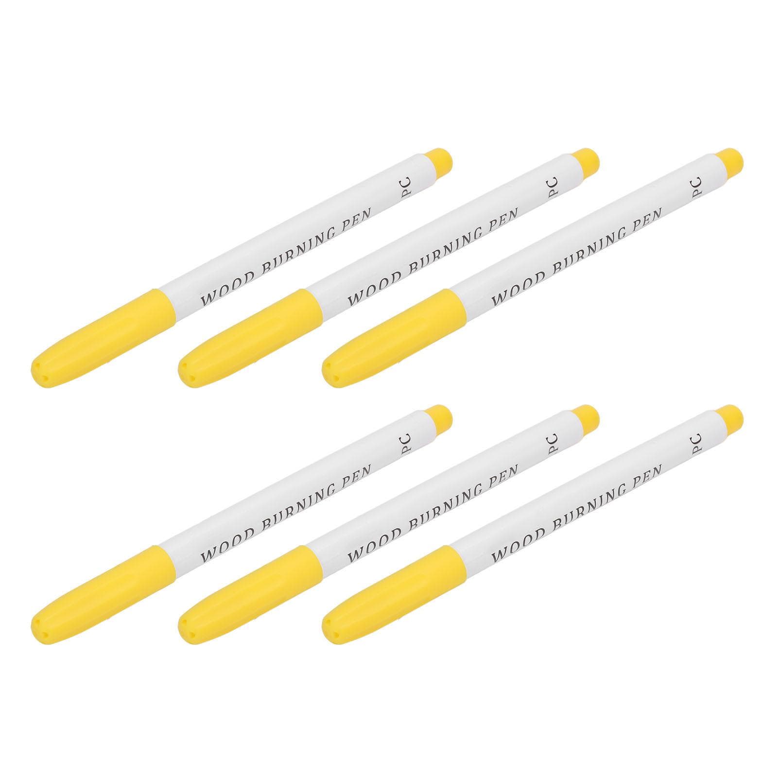 6 Pcs Wood Burning Marker Pyrography Marker Wood Burn Pen for Art Projects Crafts