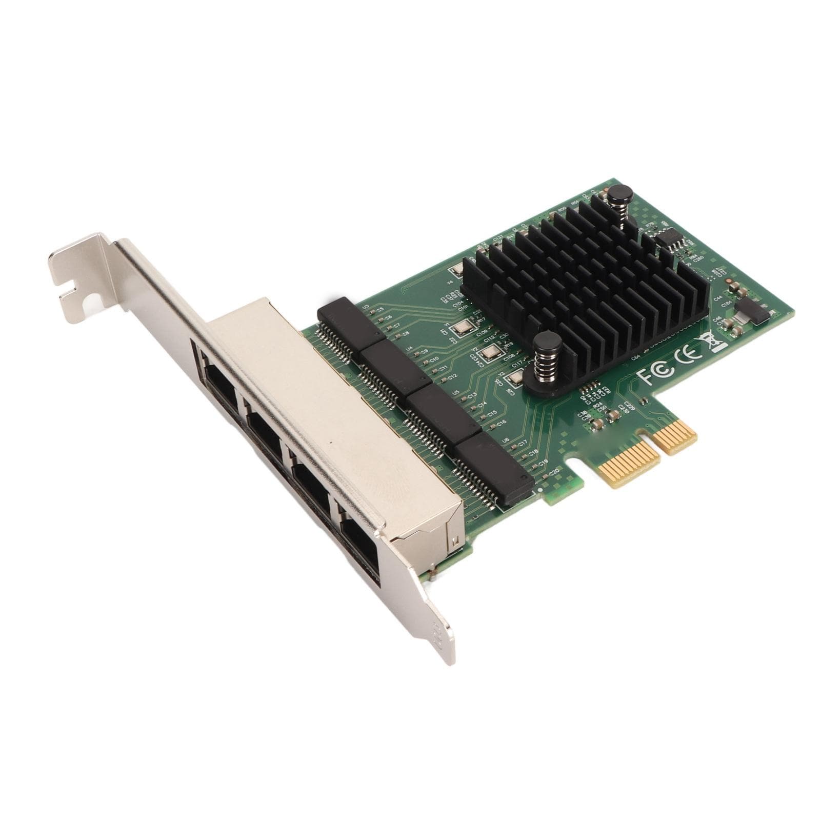 8111G T4 PCI E X1 4 Port Gigabit Server Network Card 101001000Mbps Gigabit Ethernet Server
