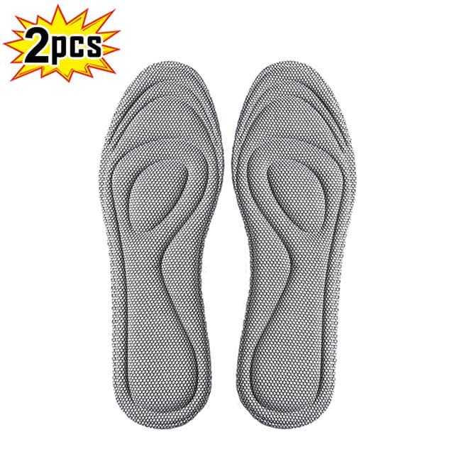 4/2Pcs Memory Foam Orthopedic Insoles for Shoes Antibacterial Deodorization Sweat Absorption Insert Sport Shoes Running Pads 41-42