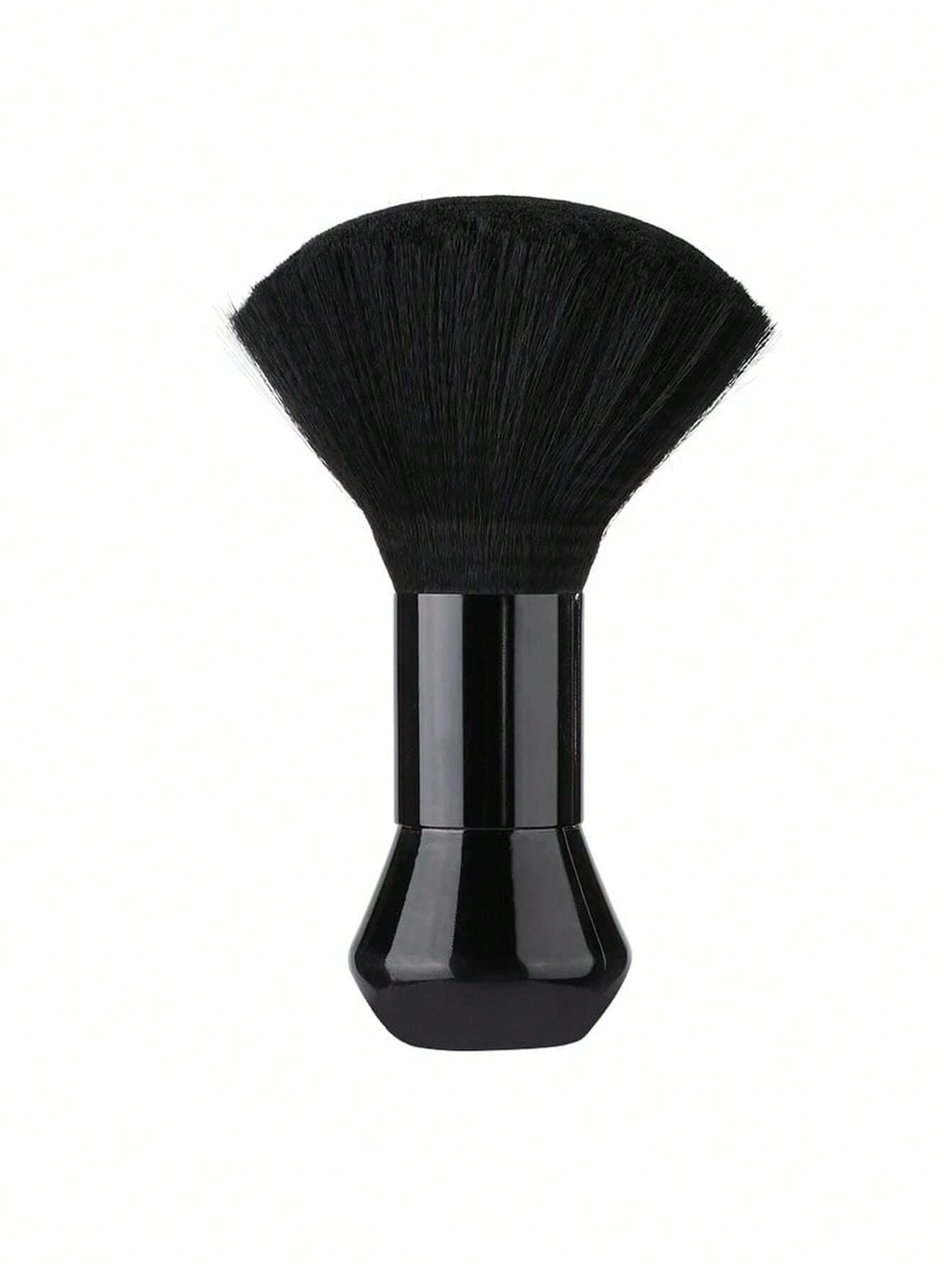 1pc Soft Neck Duster Hair Brush For Hairdressing & Shaving With Multiple Uses For Cleaning And Styling Salons Hair Tools, For Barber Accessories black