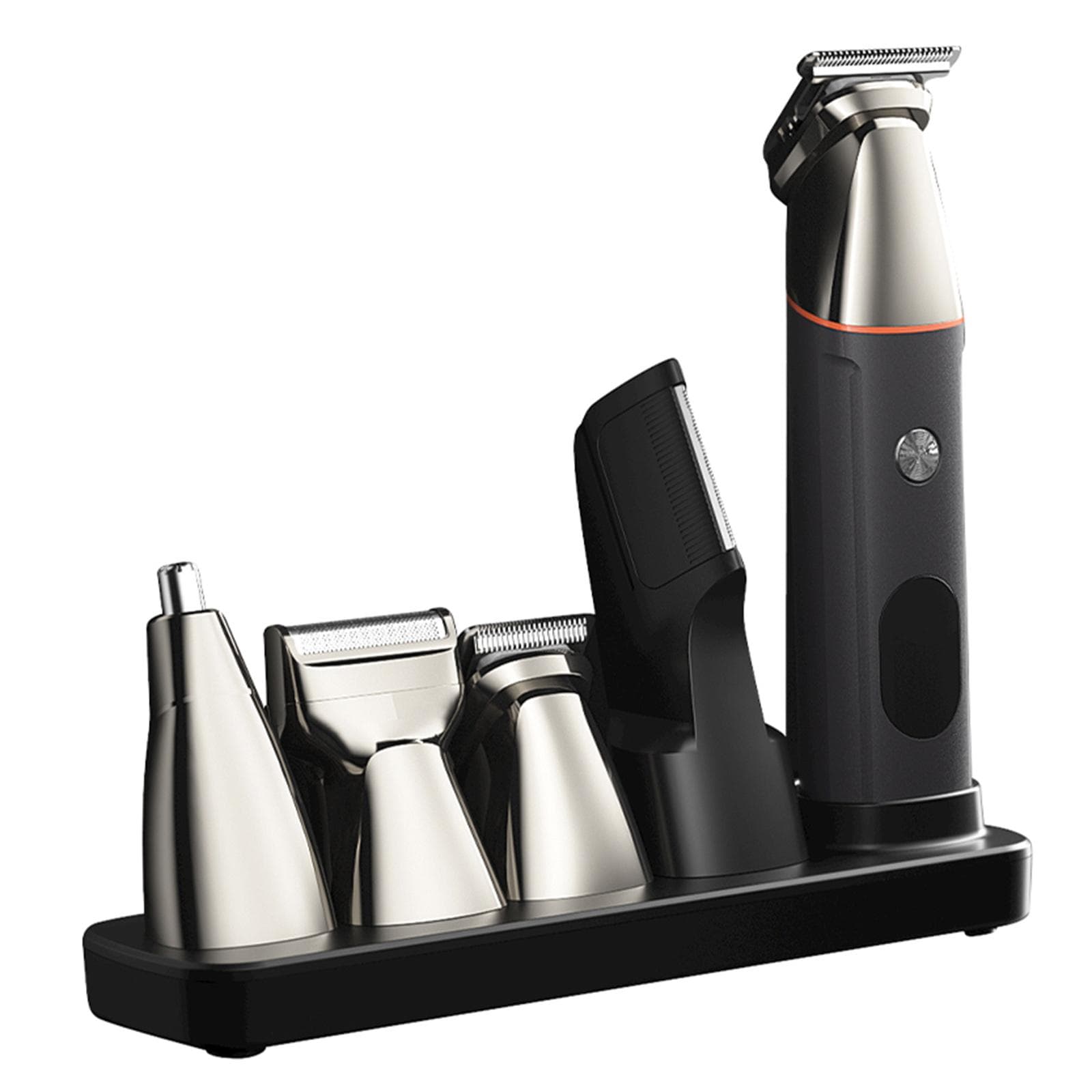 5-IN-1 Men s Hair Clipper Set Electric Body Hair Trimmer Beard Shaver Nose Trimmer Haircut Kit black