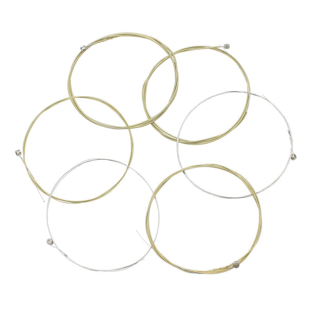 Acoustic Folk Guitar Strings Replacement with End Ball Medium Tension