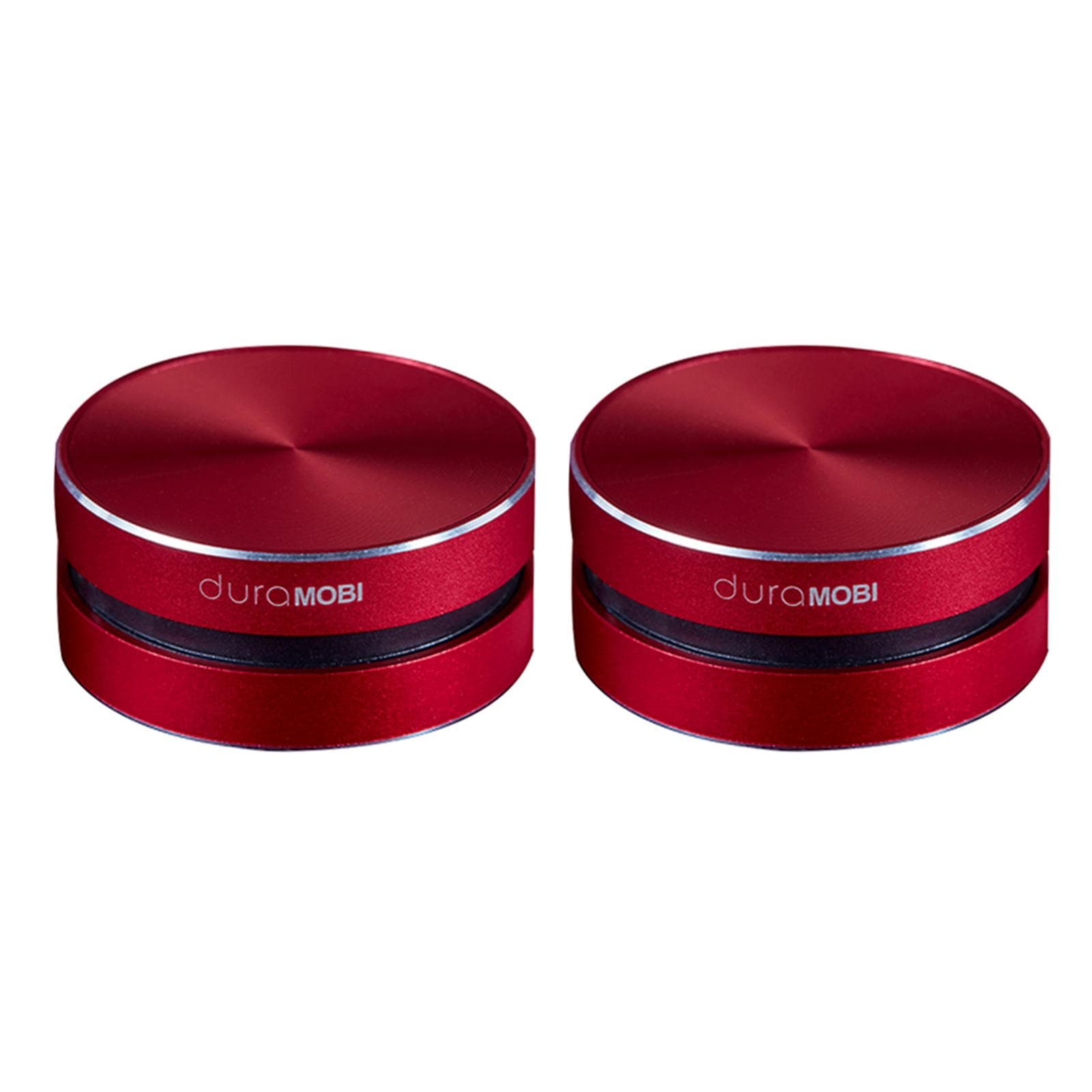 Wirelessly BT Speaker Bone Conduction Speakers Mini Portable Loud Stereo Sound Built-in Mic 2 pack red