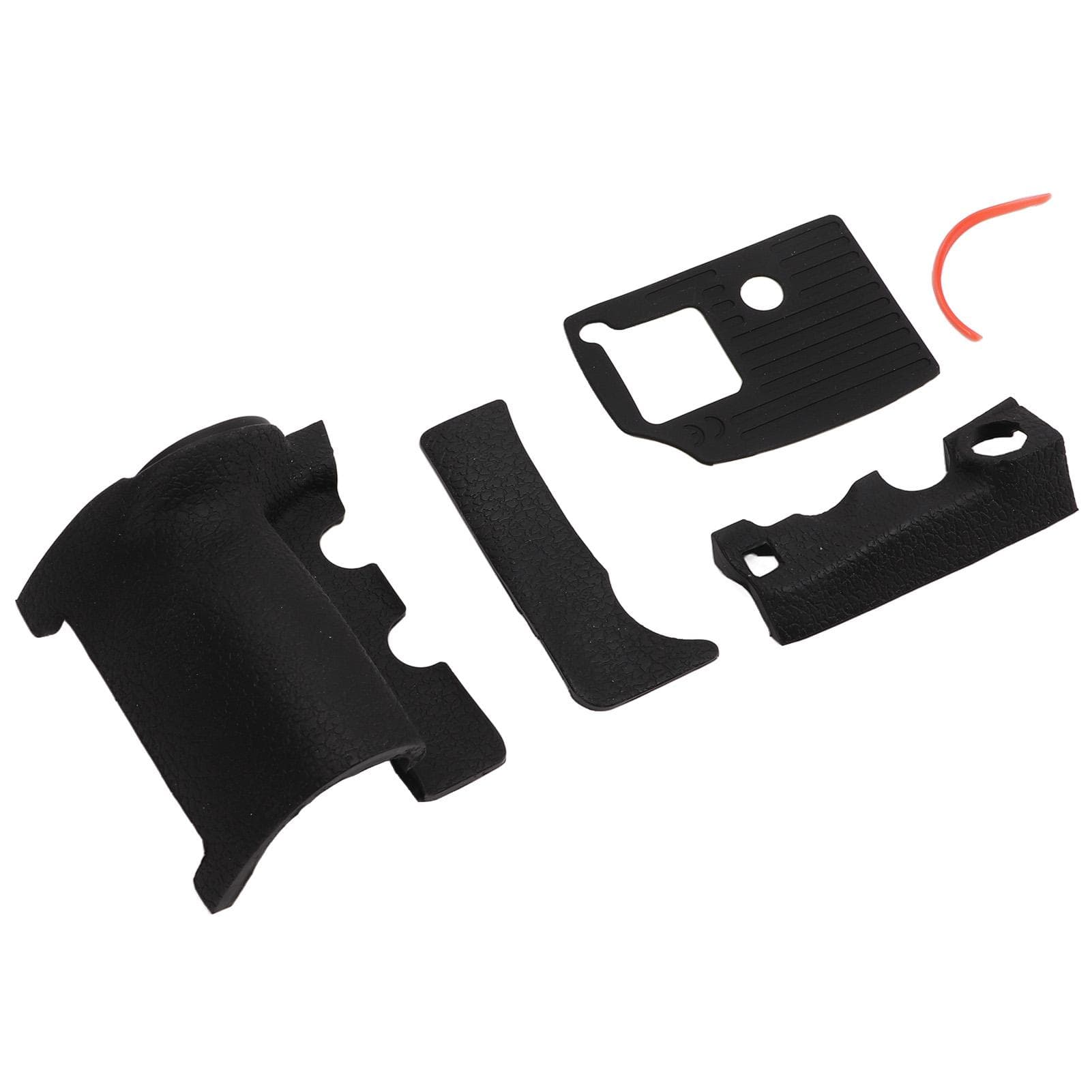 Grip Rubber Set Left Side Thumb Bottom Rubber Cover with Adhesive Repair Parts for Nikon D810