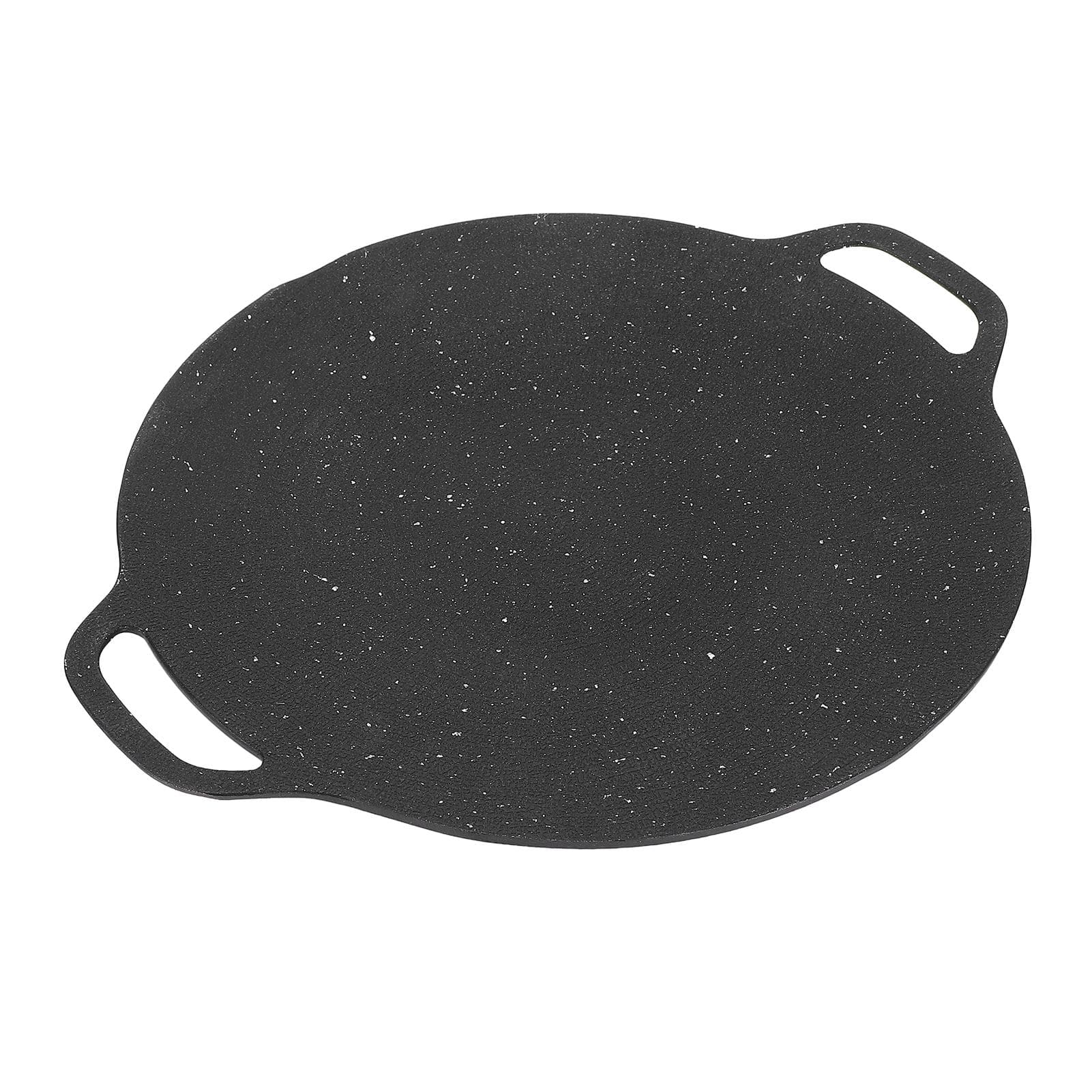 Korean Grill Pan 14.2in Nonstick Round BBQ Griddle Korean Barbecue Plate for Indoor Outdoor