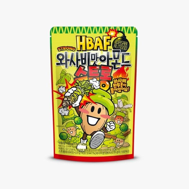 HBAF Seasoned Almonds&Cashewnut 170g/190g (35 Floavors) #Strong wasabi