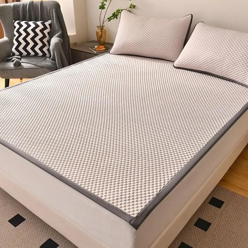 Breathable Cooling Mattress Pad With Lightweight Cushion For Air Conditioned Comfort Smooth And Skin Friendly Cool Feeling 90x200cm 2pcs