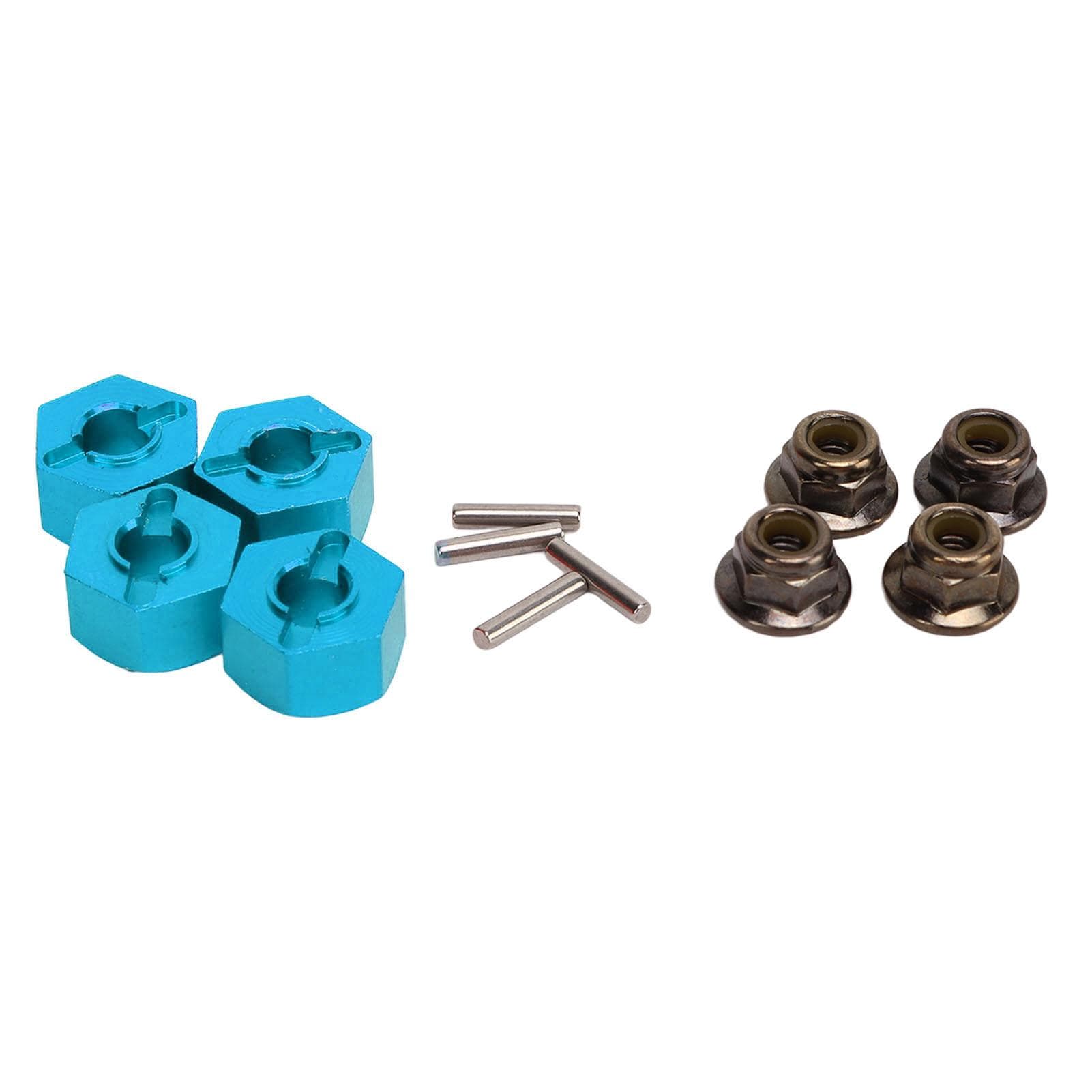 Hex Hubs Wheel Adapters with 4 Pins 4 Nuts CNC Machining Aluminum Wheel Hex Drive Hub Adaptor for