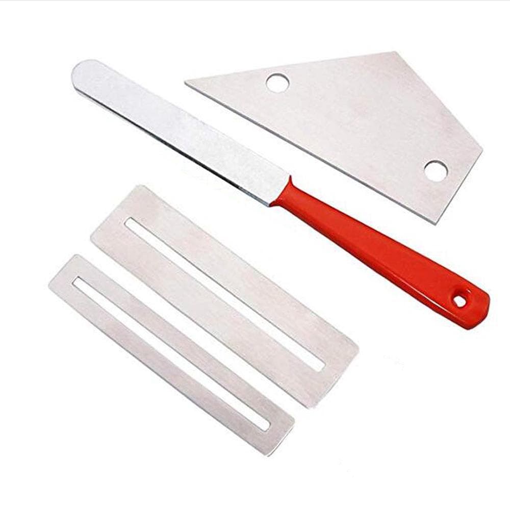 Stainless Steel Guitar Fret Polishing File Guitars Frets Leveling Ruler multicolour