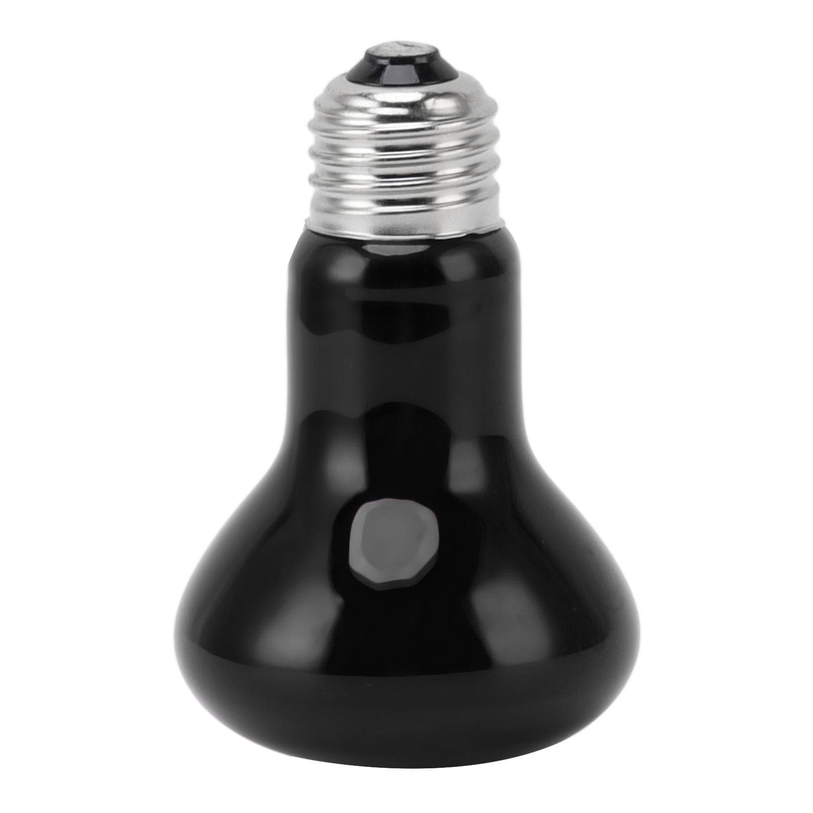 E27 Reptile Heat Lamp Bulb Multifunctional Basking Spot Light Bulbs for Reptile Snake 110?120V Black