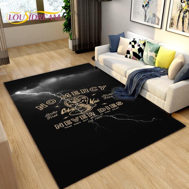 Cobra Kai Amanda TV Karate Area Rug Large,Carpet Rug for Living Room Bedroom Sofa Doormat Decoration,Kid Play Non-slip Floor Mat 70x100cm