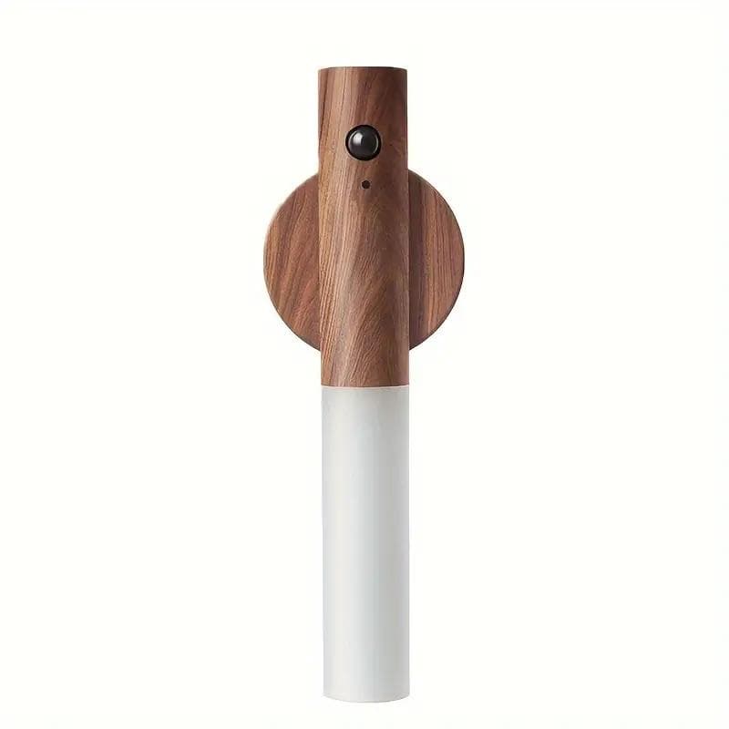 Multifunctional Intelligent Human Body Induction Night Light, LED Rechargeable Corridor Cabinet Wall Light, Household Toilet Wall Induction brown