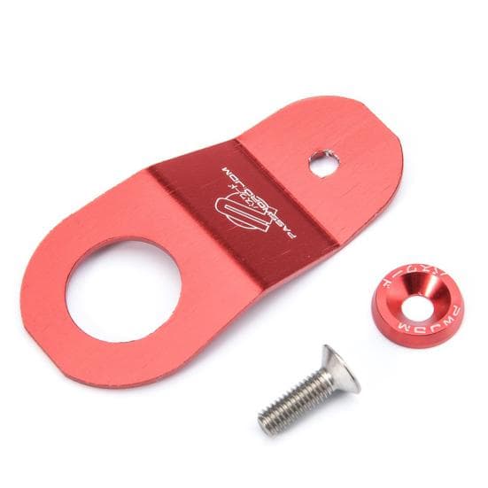 Car Water Tank Radiator Stay Bracket Mounting Kit for Honda Civic 1996-2000 EK red