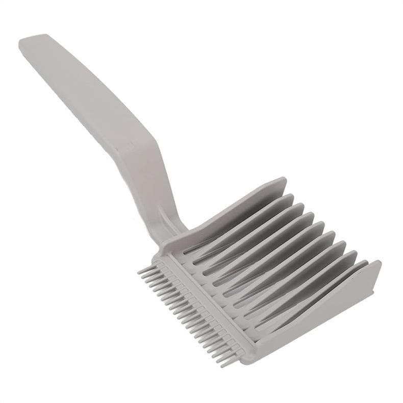 1PCS Fade Combs Barber Combs Professional Hair Cutting Comb Curved Positioning Flat Top Comb Barber Supplies For Hair Salon grey