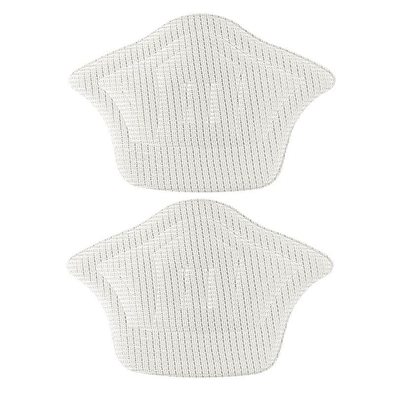 1Pair Heel Protector Antiwear Insole Cushion Lightweight Heel Pads Protector Adjustable Feet Pad for Sport Shoes 8*11.5*0.5 cm white