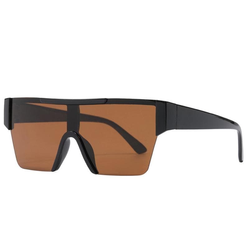 New Y2K Cycling Sunglasses Square Retro Reflective Lens Windproof Sport Glasses for Men Women Road Riding MULTI