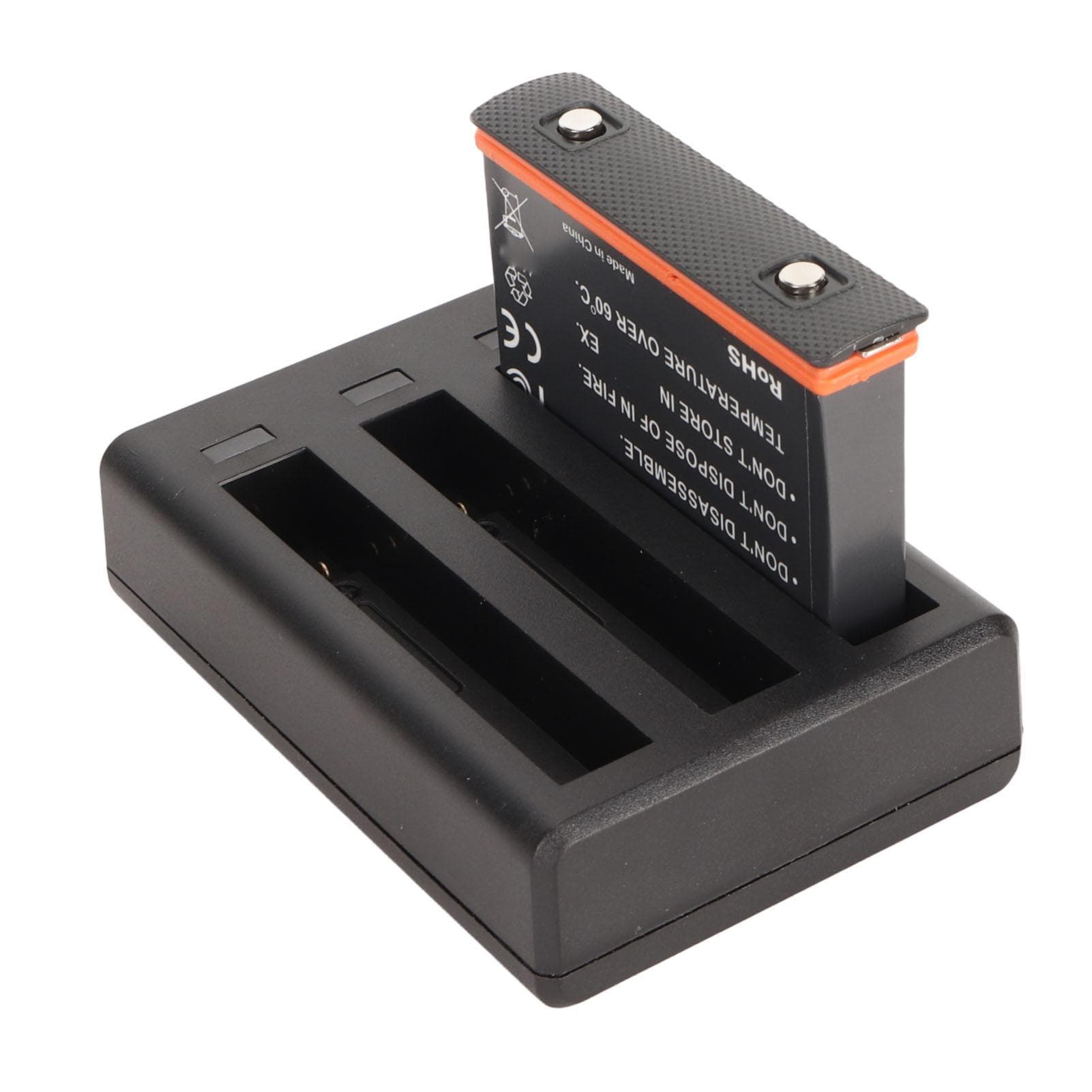 Action Camera Battery Charger 3 Channel Battery Charger for Insta 360 X3 with Type C Charge Cable