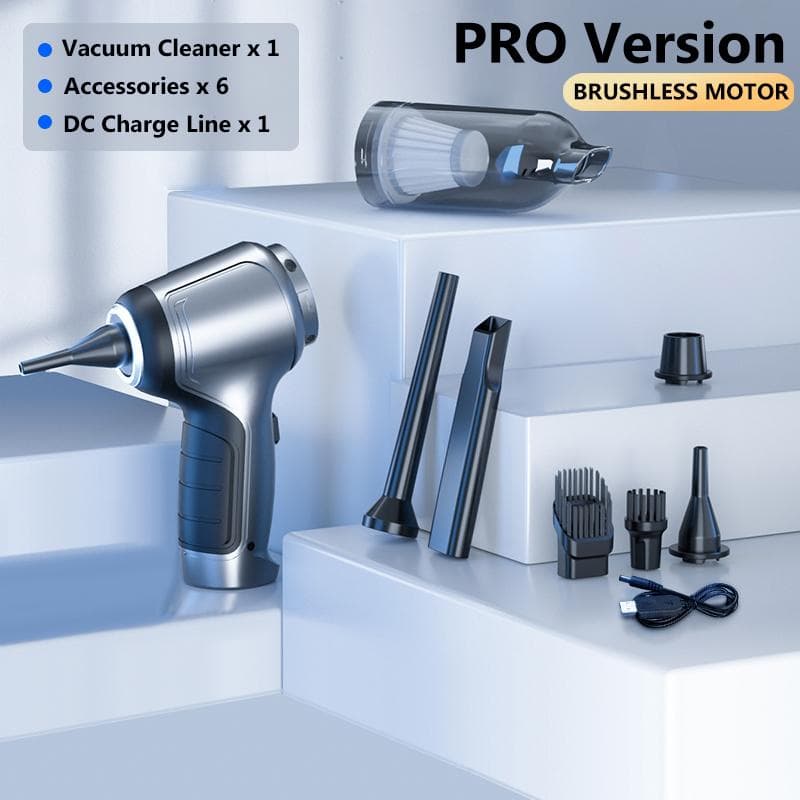 New 95000Pa Wireless Car Vacuum Cleaner Strong Suction Handheld Auto Vacuum Home & Car Dual Use Mini Vacuum Cleaner Home Appliance Pro version
