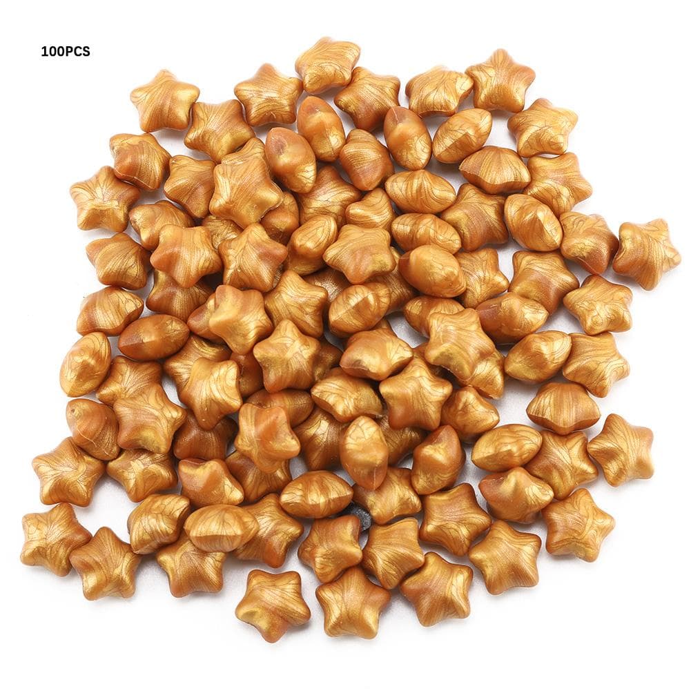100Pcs Sealing Wax Beads For Retro Seal Stamp Wedding Envelope Invitation Card Red Gold