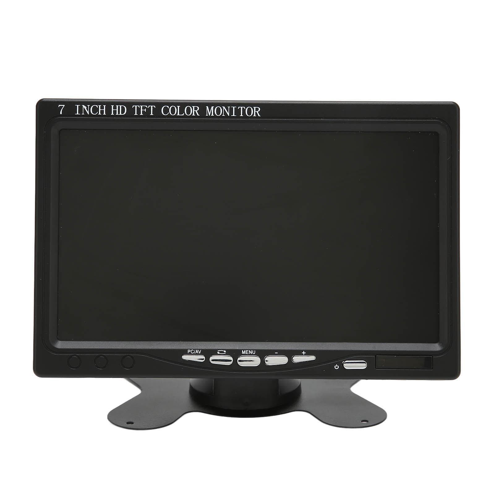 7 Inch Car Monitor VGA AV HD Multimedia Interface 1024x6007 Resolution Mini PC Monitor with UK Plug