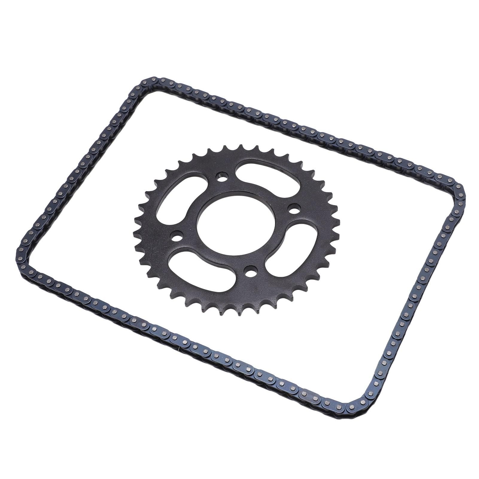 136 Links Chain 428 37T Motorcycle Drive Chain with Sprocket for 43cc 49cc Minimoto Moped Scooters