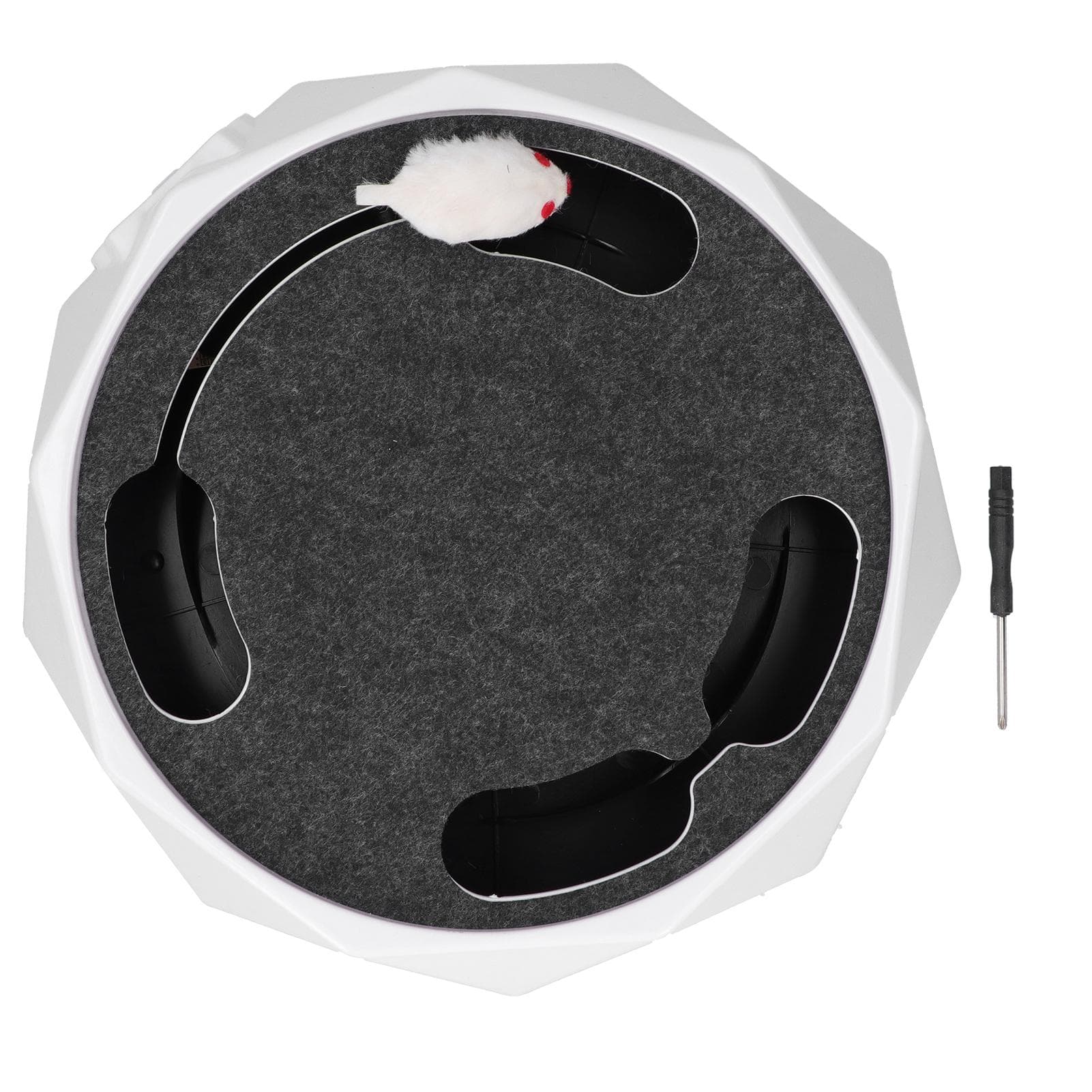 Interactive Cat Toy Teaser Cat Electric Catch Mouse Mice Turntable Cat Interactive Toy