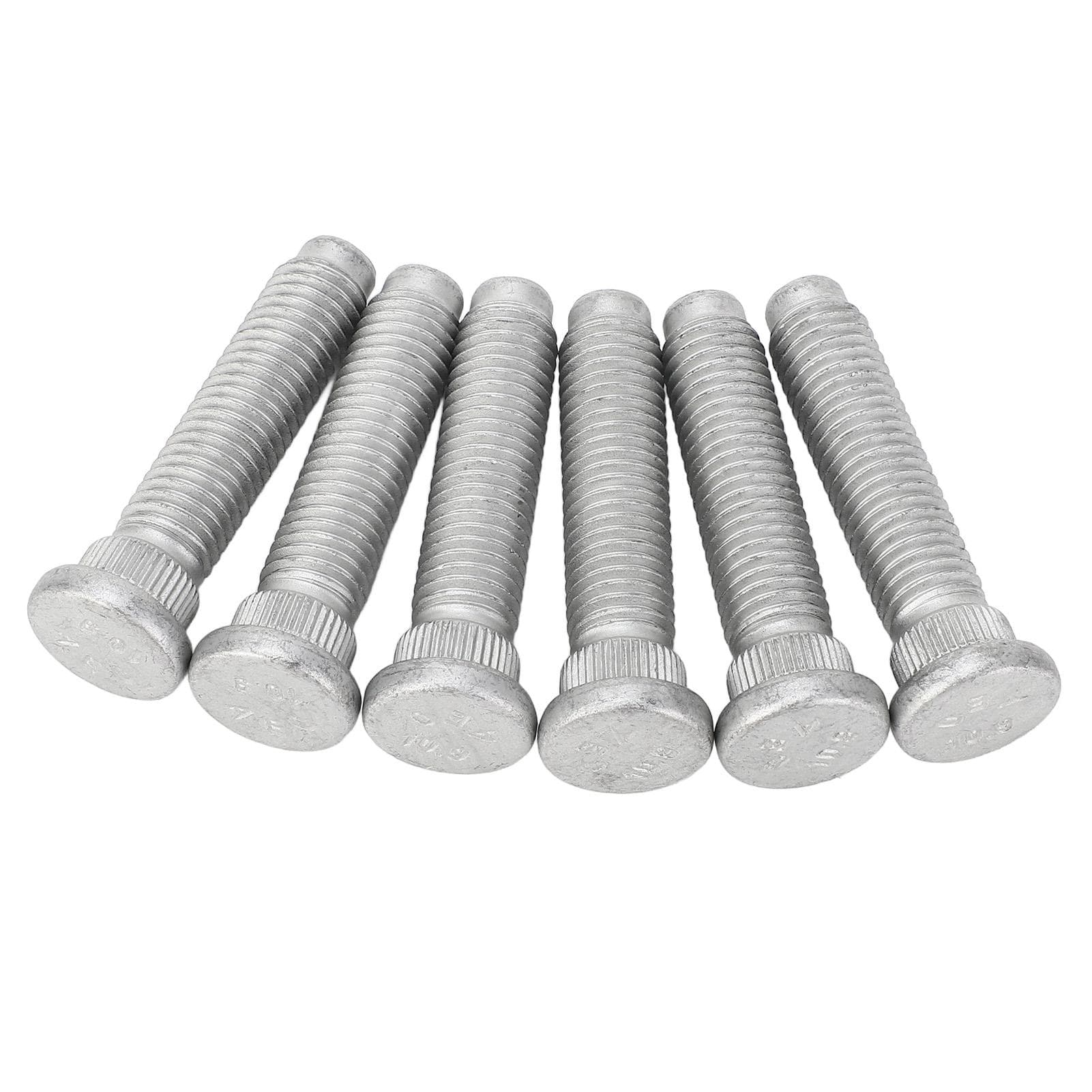 6Pcs Rear Twin Wheel Studs YC151118CA M14 60mm Scratch Resistant Metal Rear Wheel Studs for Transit
