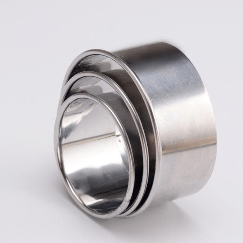 3 Pcs. Round / In The Shape of A Flower Cut for Dough, Kitchen Gadgets Made of Stainless Steeljavascript: A