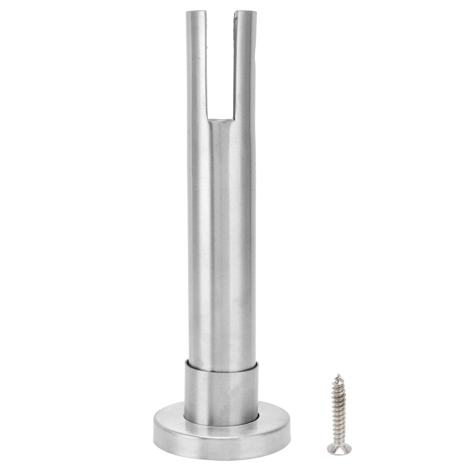 Stainless Steel Glass Clamp Bracket Mount Glass Spigot Public Bathroom Toilet Hardware