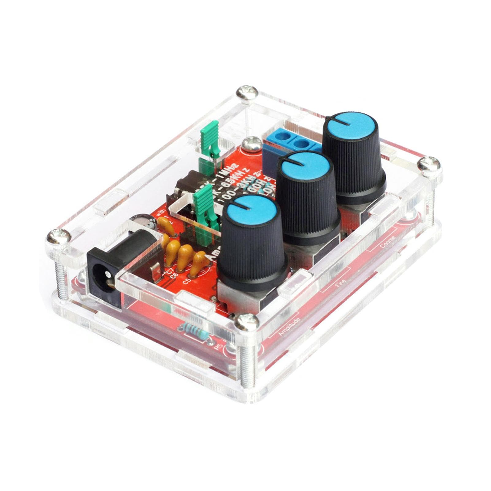 XR2206 High Precision Function Signal Generator DIY Kit Sine/Triangle/Square Output 1Hz-1MHz Finished Product