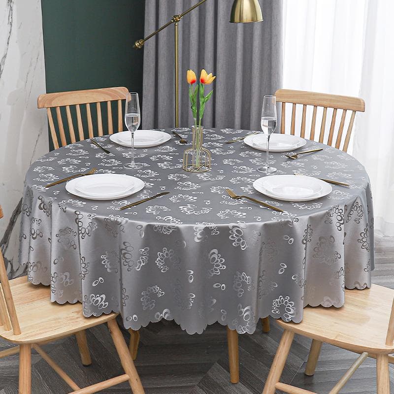 New Modern Banquet Hotel Round Tablecloth Multi-color Printed Table sheet Waterproof Oil Resistant Washable Table Cover 140cm round 1pcs