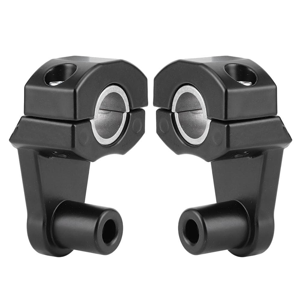 2PCS 22mm28mm Universal Pivoting Motorcycle Handlebar Riser Bracket Clamp CNC Aluminum