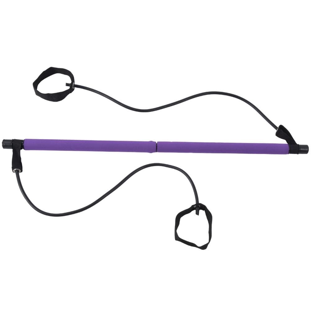Portable Pilates Bar Stick Yoga Resistance Band Multi?functional Home Fitness Sport Training