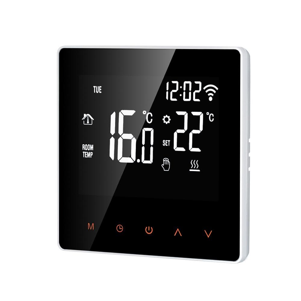 Digital Smart WiFi Programmable Thermostat Temperature Controller Home Hotel 16A Wi-Fi white