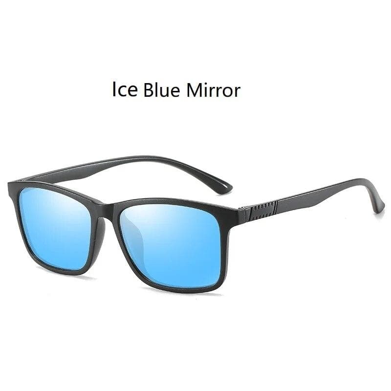 Luxury Men Sunglasses Vintage Square TR90 Frame Ultra Light UV400 Eyewear for Driving Fishing Fashion Sun Glasses